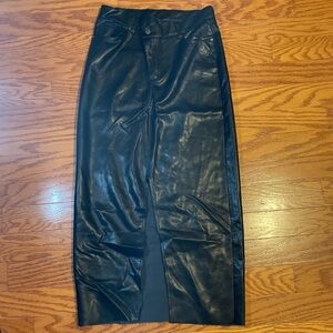 Olivaceous Black Maxi Skirt